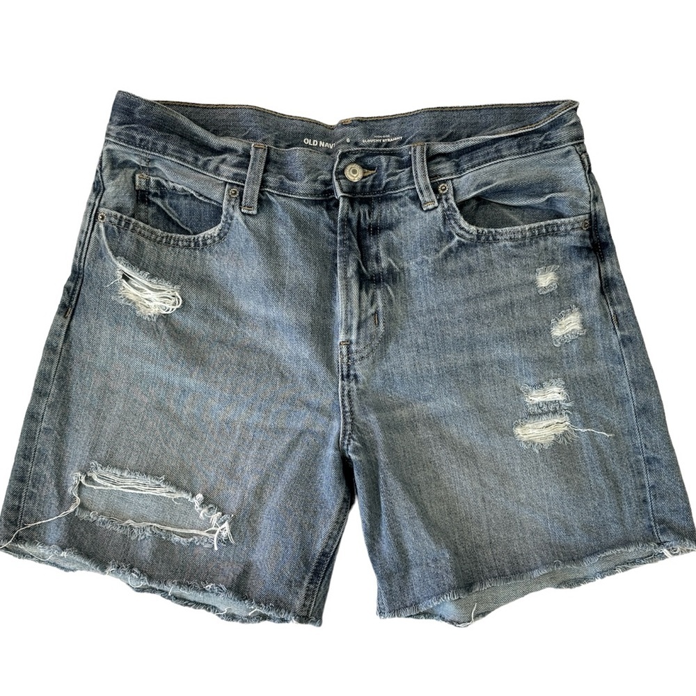 Denim High-Rise Cut Off Shorts